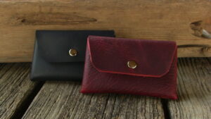 Riveted card wallet